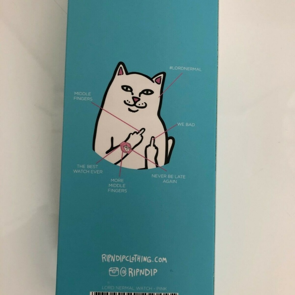 RIPNDIP Lord Nermal Watch Men Women Cat Analog - Picture 7 of 8